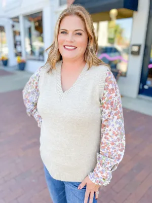 Taupe Sweater Vest