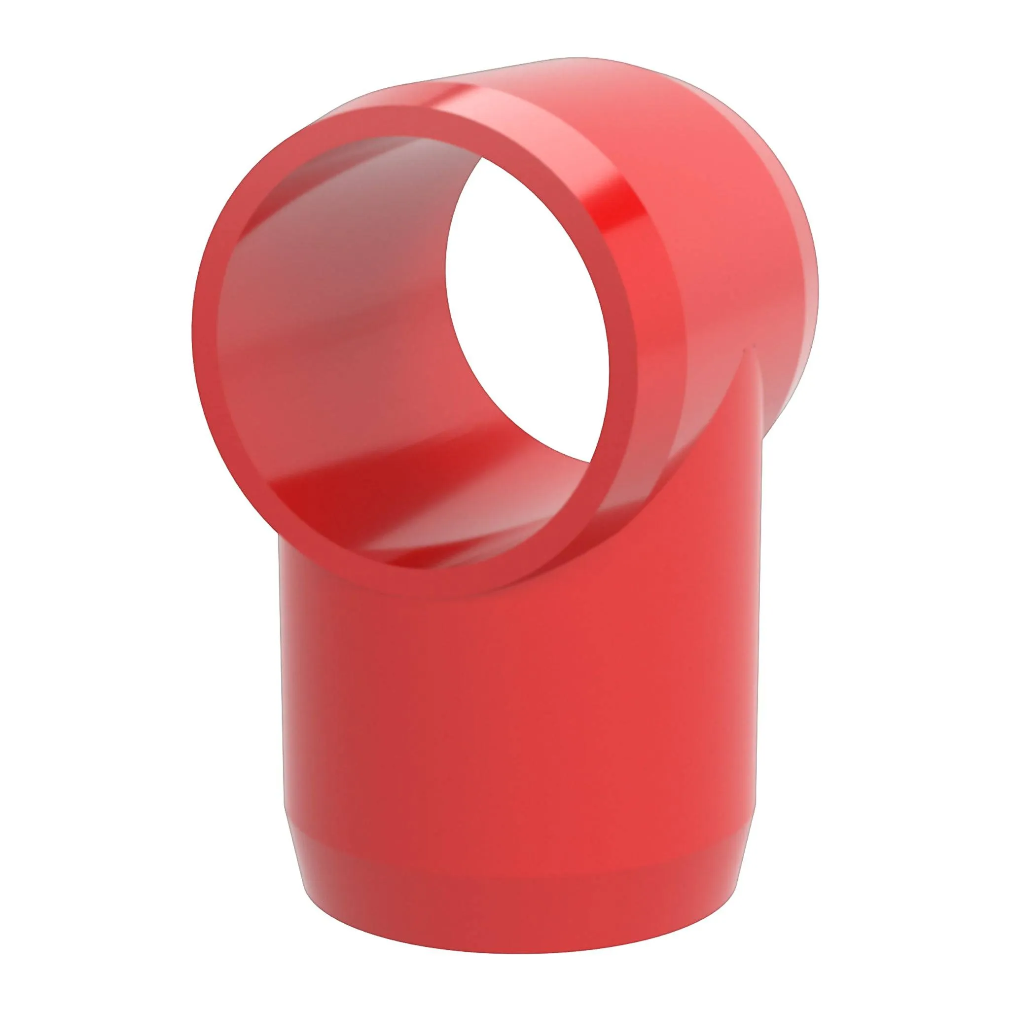 1 in. Slip Sling PVC Tee, Furniture Grade - Red