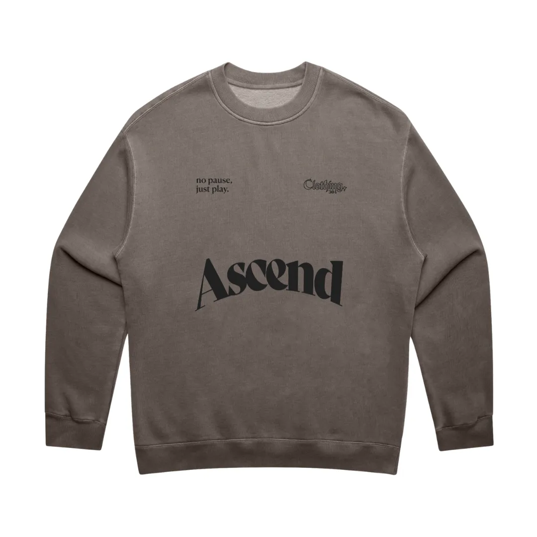 304 Mens Ascend Faded Sweatshirt Black