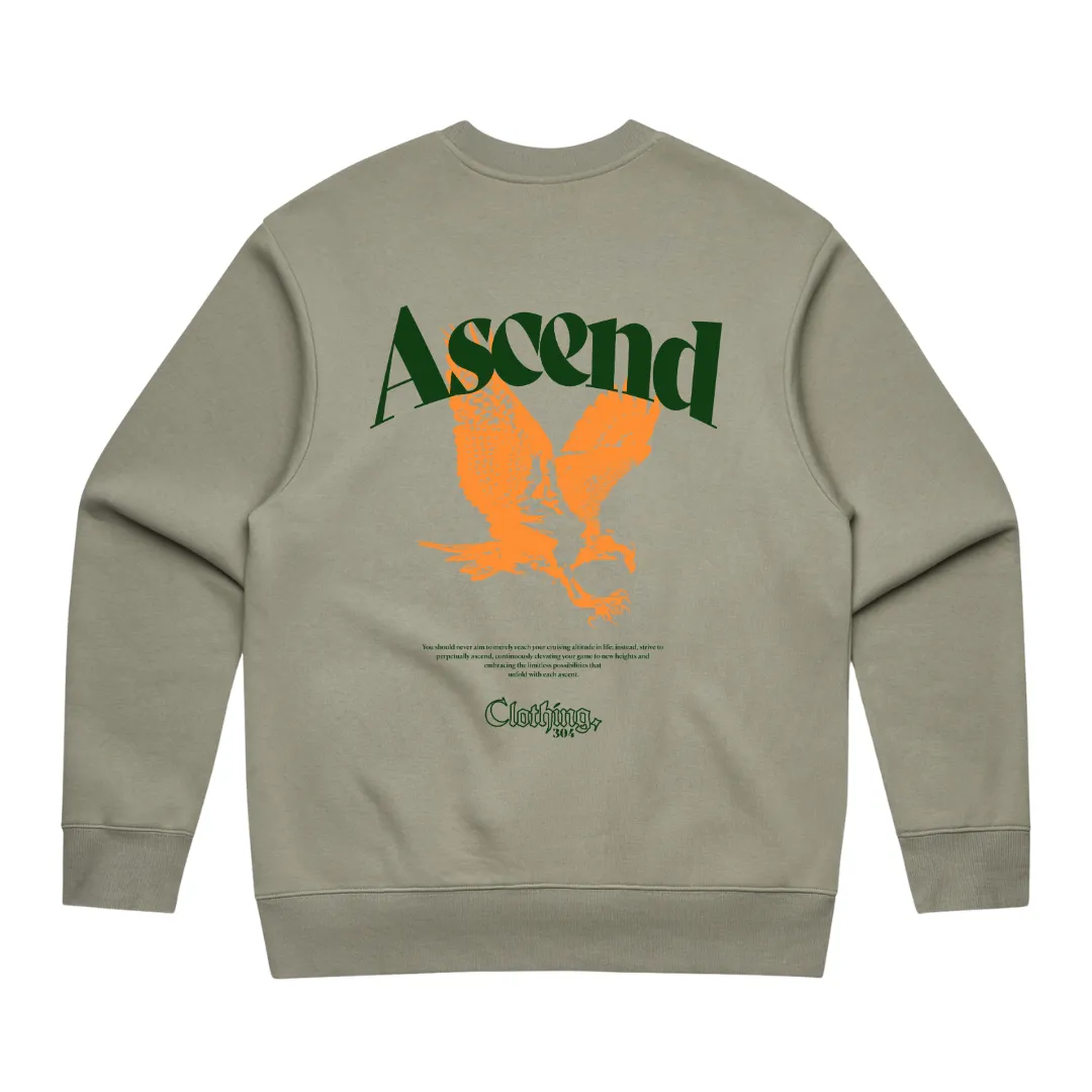 304 Mens Ascend Heavy Sweatshirt Green