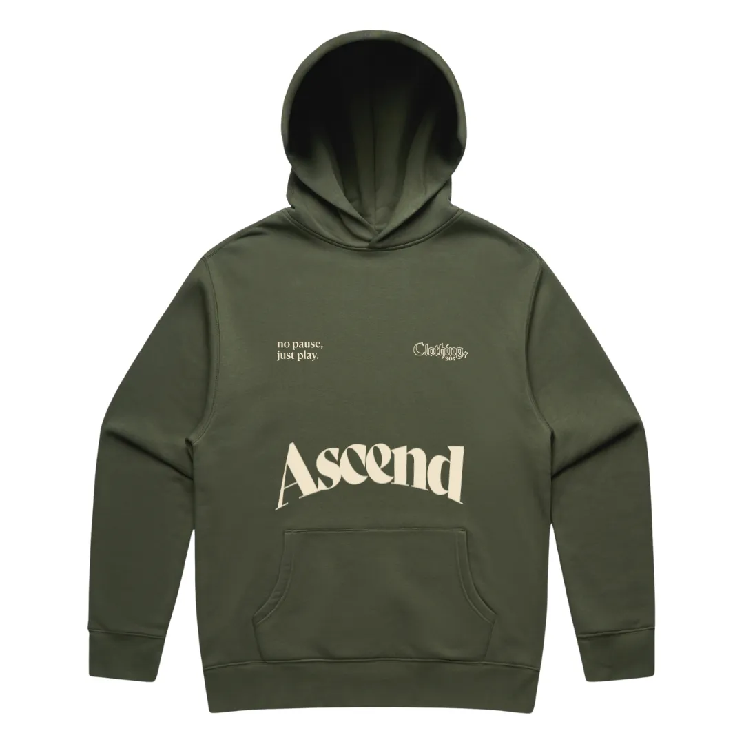 304 Mens Ascend Hoodie Cream