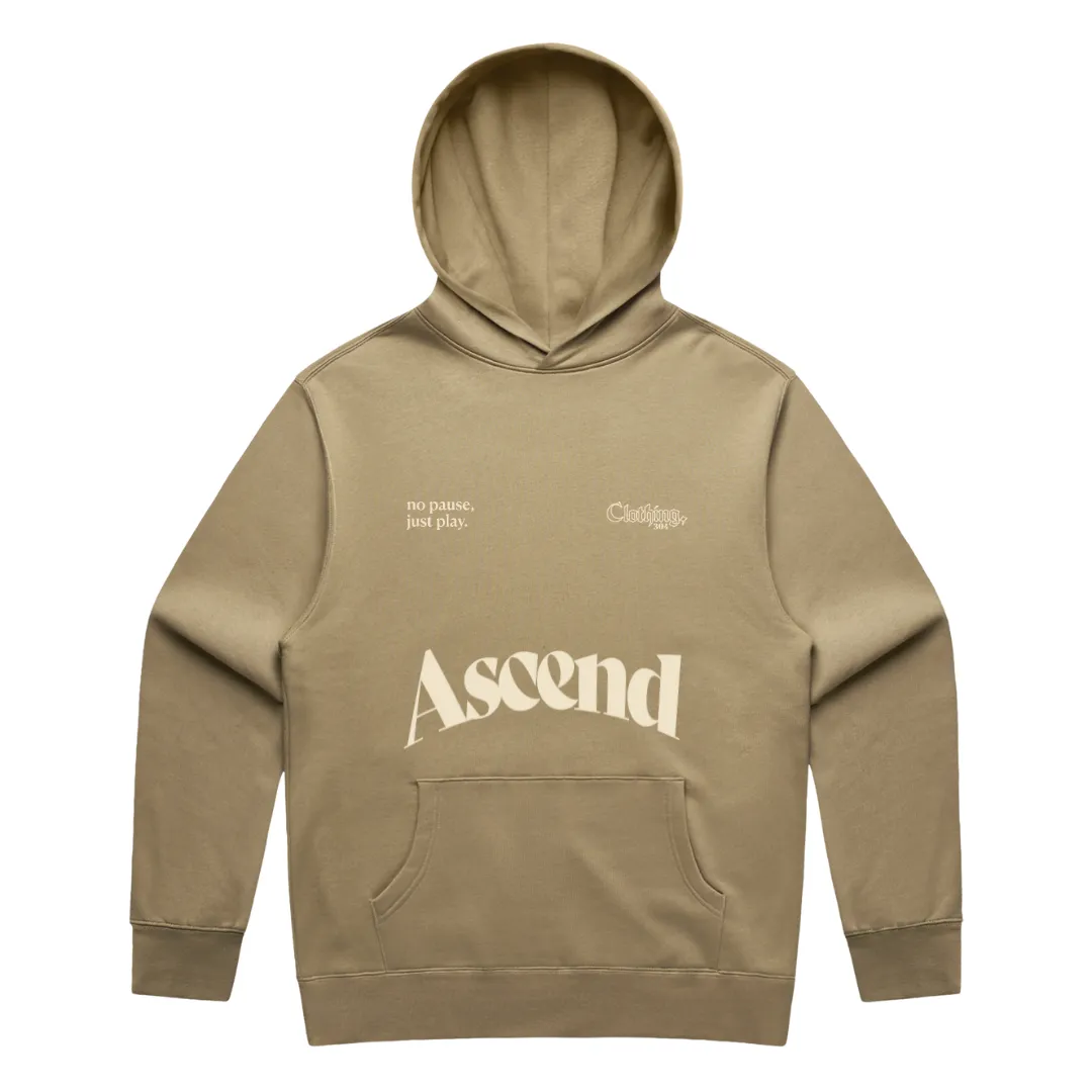 304 Mens Ascend Hoodie Cream