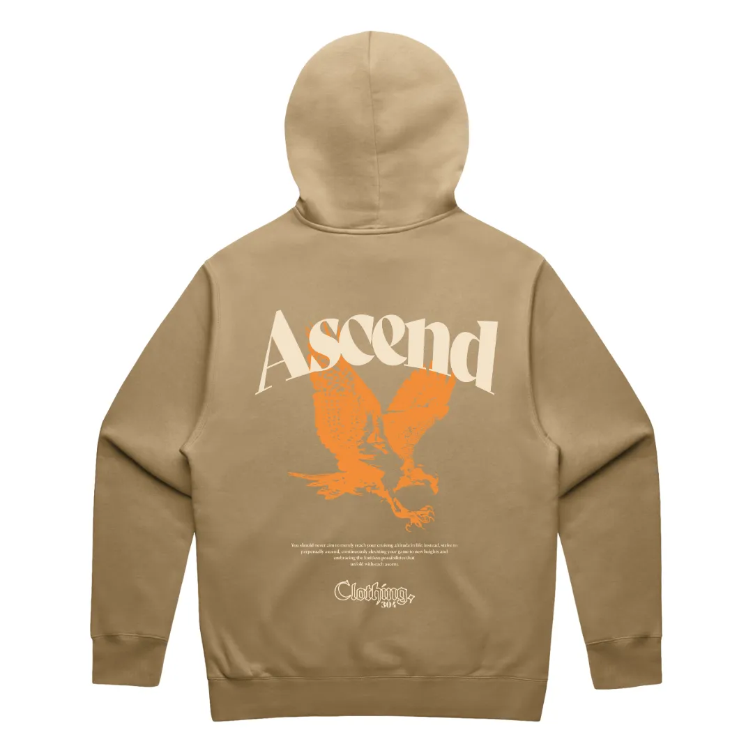 304 Mens Ascend Hoodie Cream