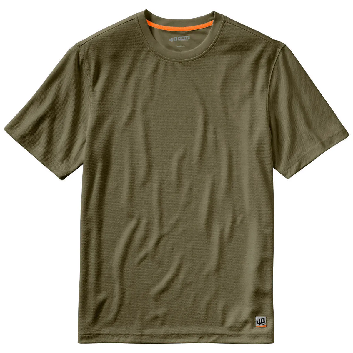 40 Grit Men's Major Green Performance Relaxed Fit Pocket Tee