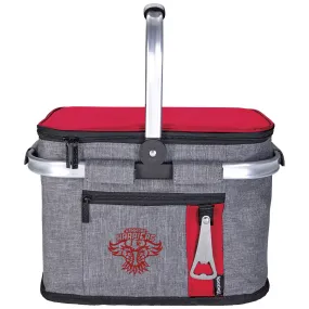 48-Hour Koozie Red Collapsible Picnic Basket