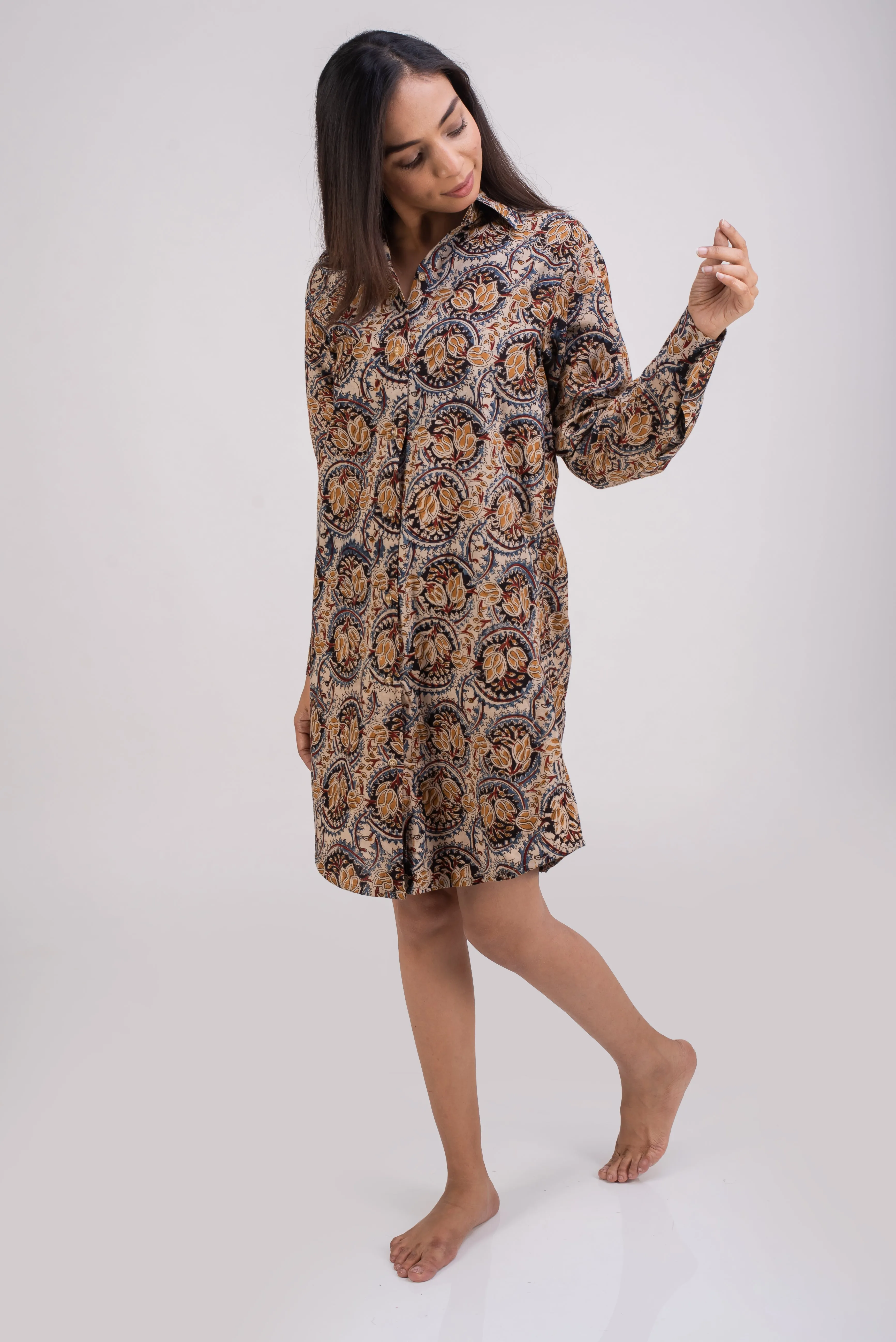 524-124 Whitelotus "Brigit" Womens Long Shirt