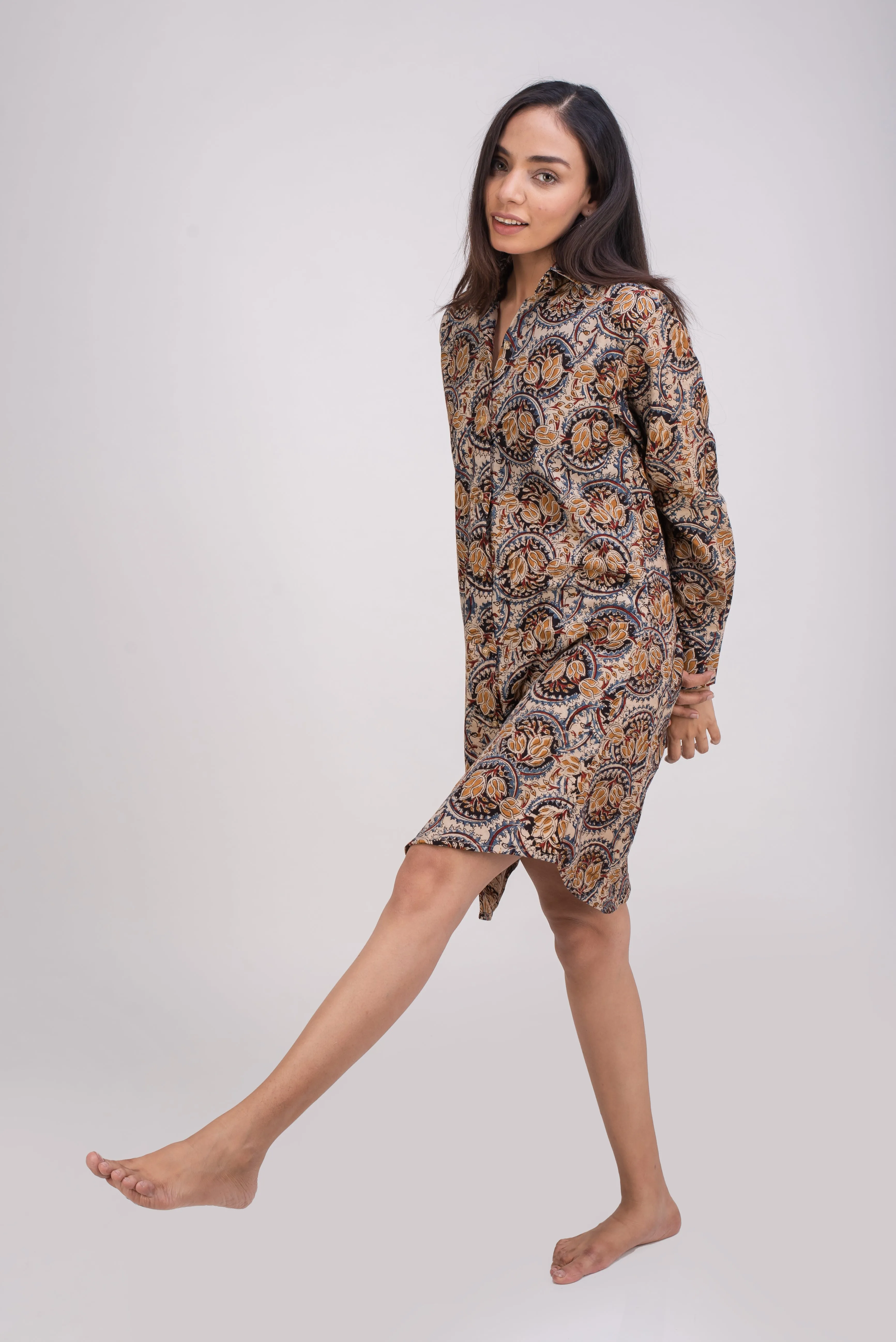 524-124 Whitelotus "Brigit" Womens Long Shirt