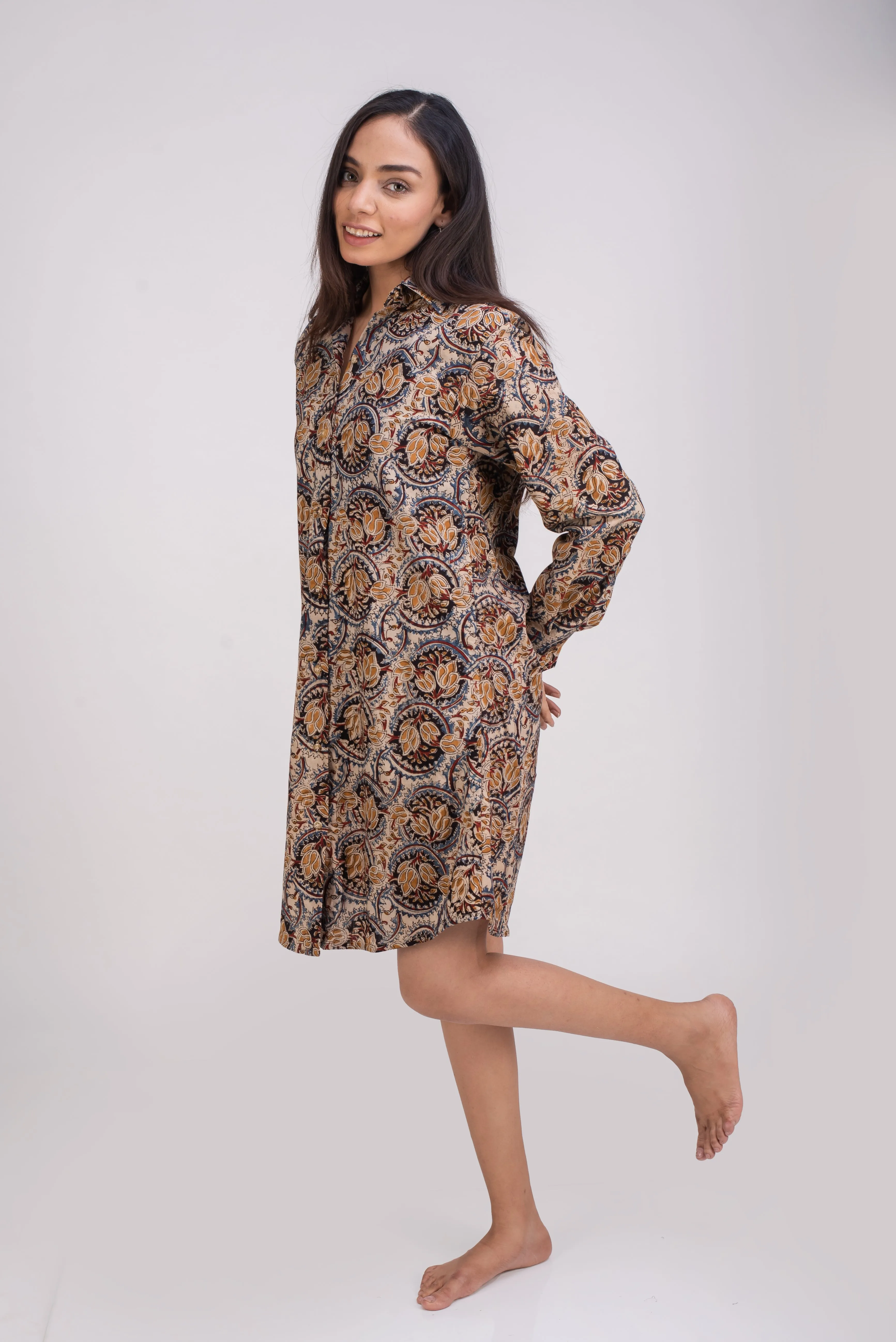 524-124 Whitelotus "Brigit" Womens Long Shirt