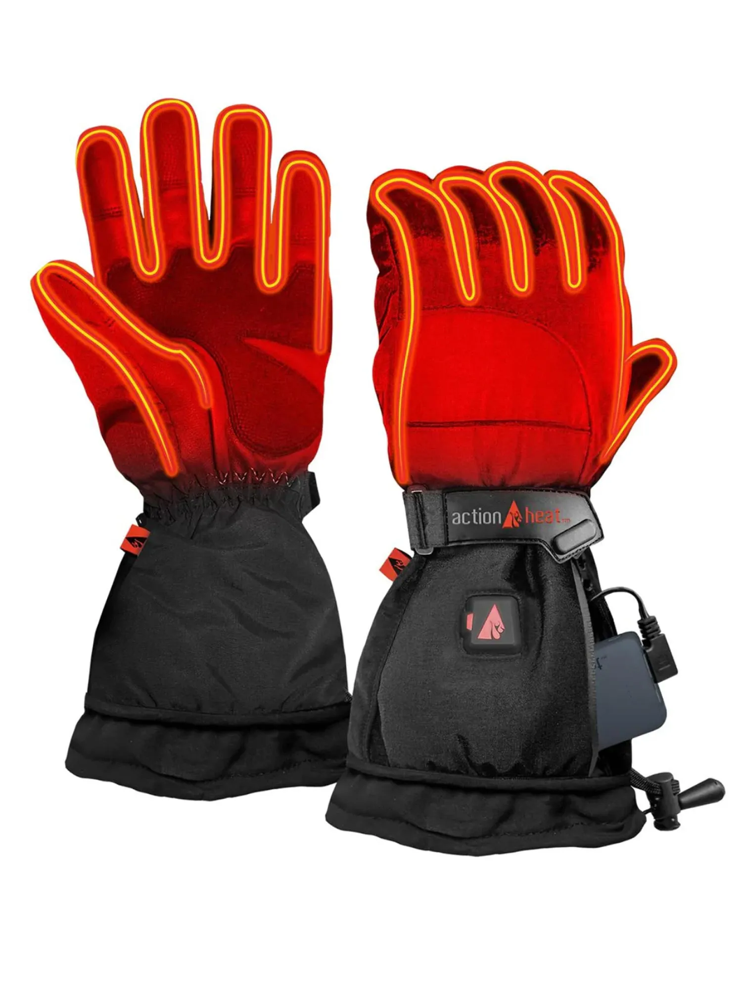 ActionHeat 5V Battery Heated Snow Gloves - Men's