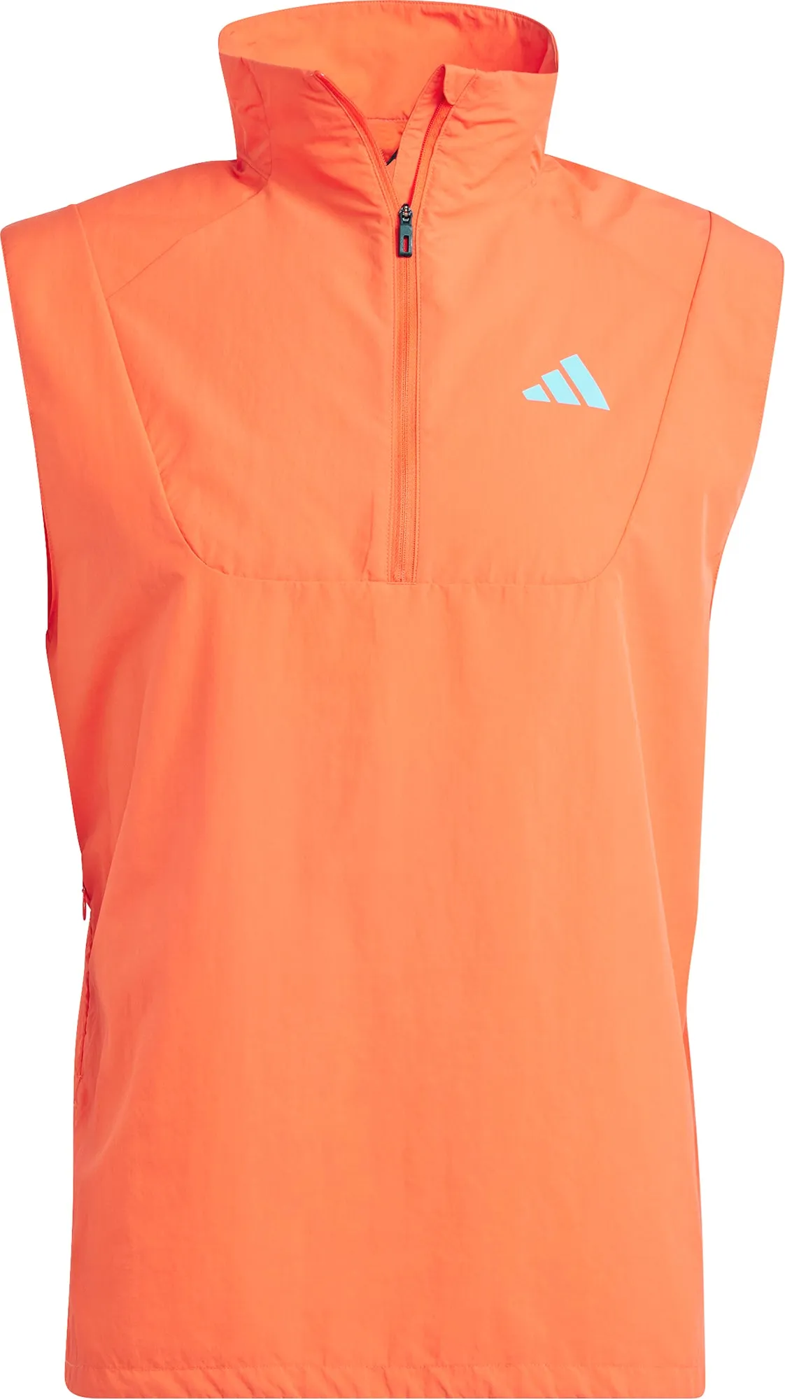 adidas Adizero Half Zip Mens Running Gilet - Orange