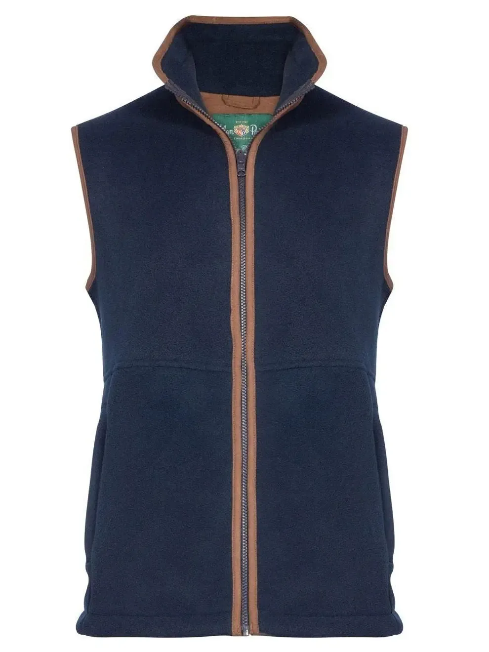 ALAN PAINE Aylsham Mens Fleece Gilet - Dark Navy