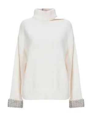 Alice   Olivia Women Turtleneck Ivory S INT