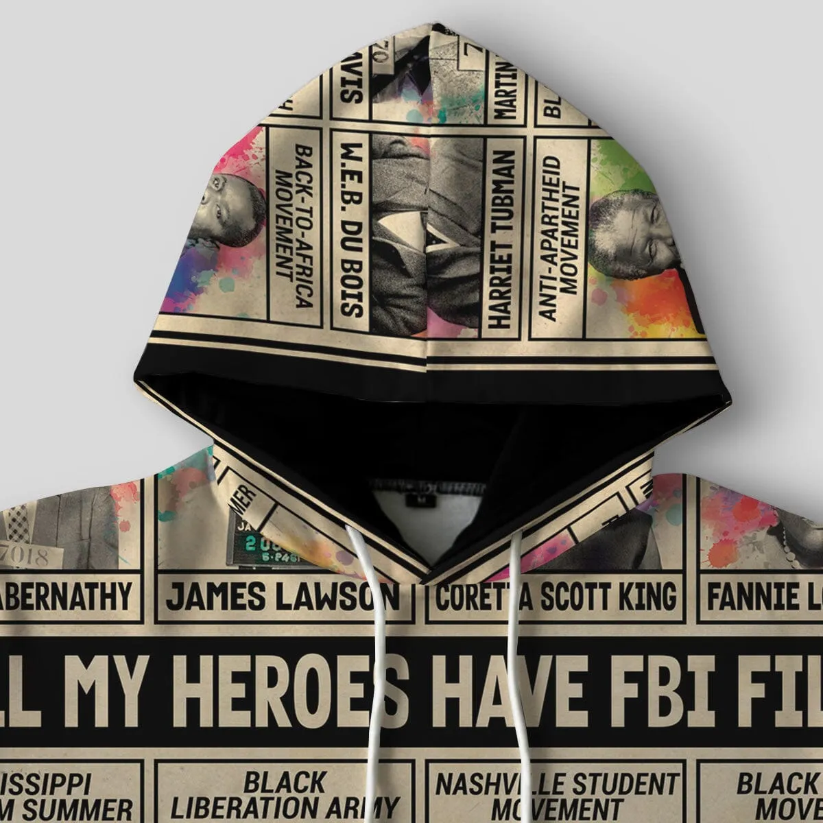 All My Heroes Have FBI Files All-over Hoodie