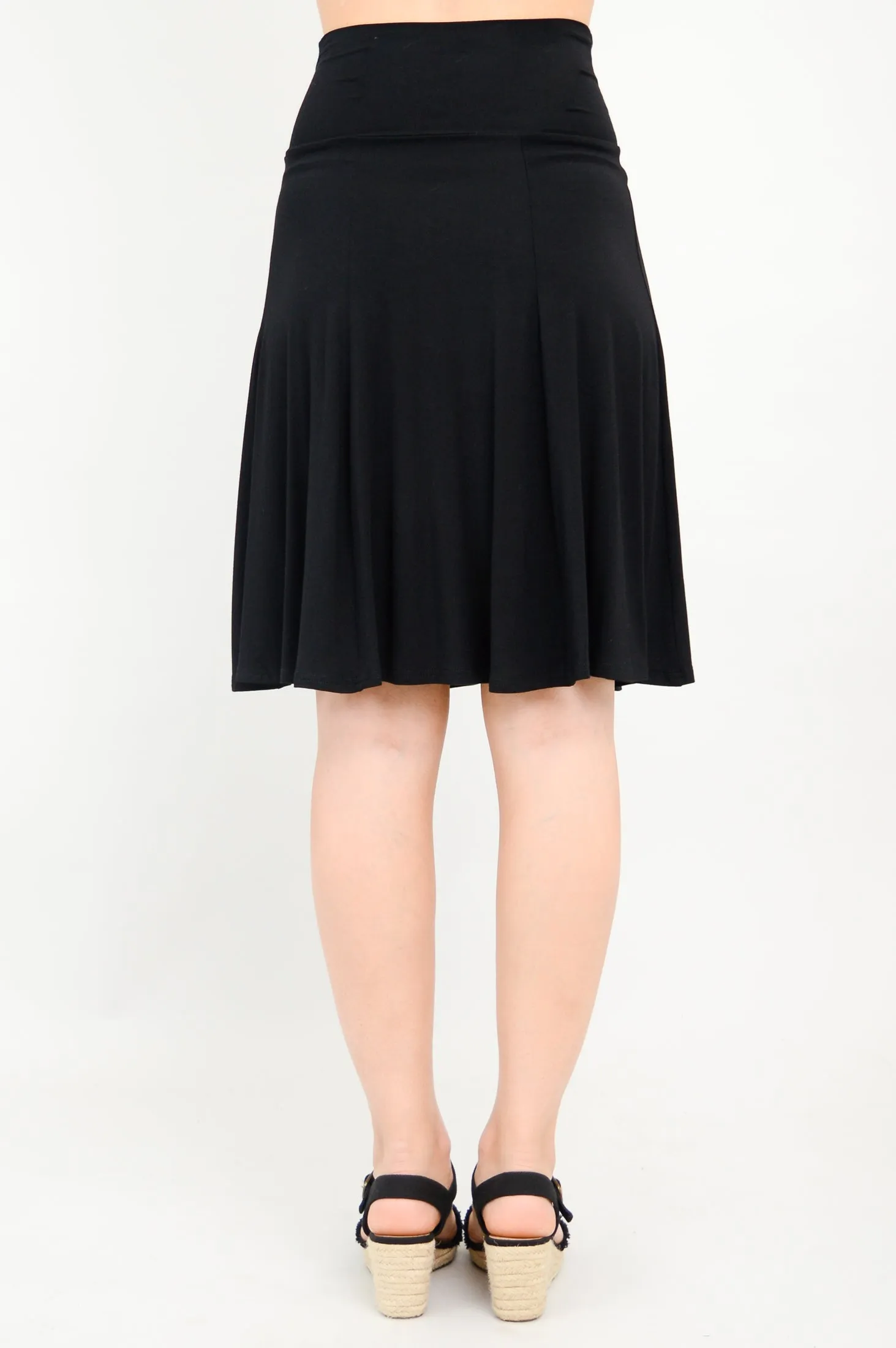 Aly Skirt, Black, Bamboo