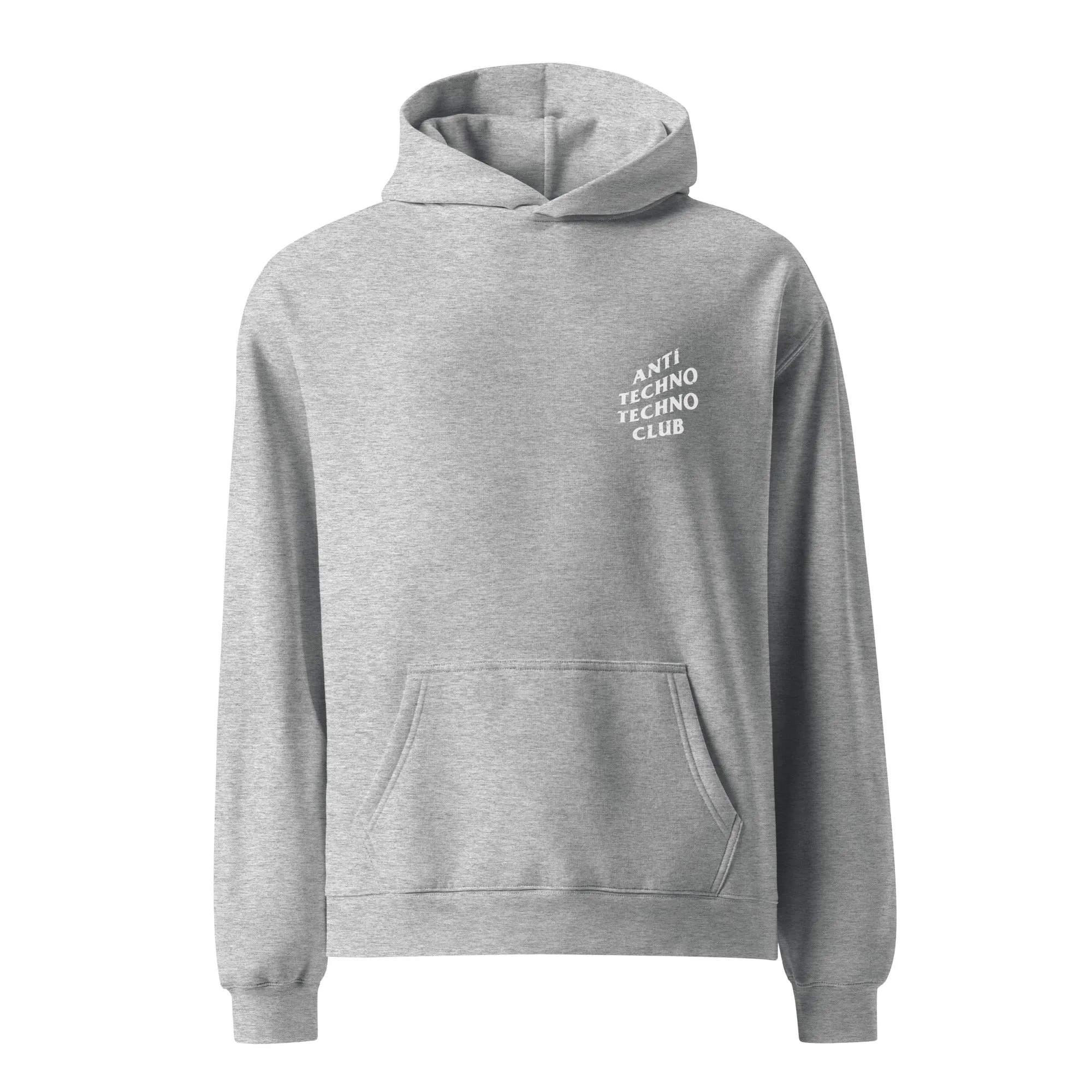 Anti Techno Techno Club Relaxed hoodie