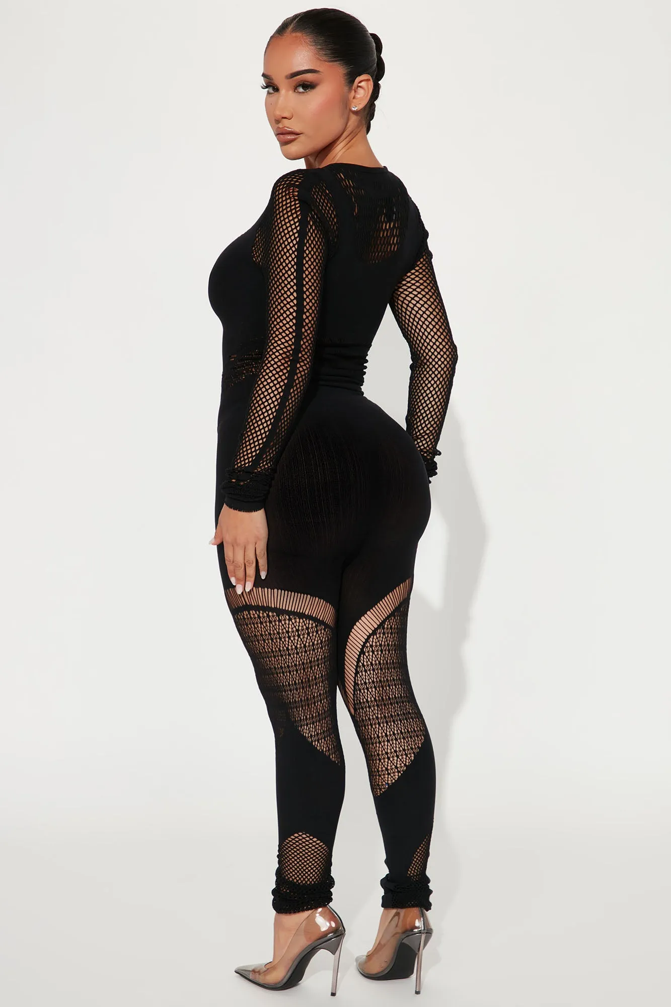 Aria Seamless Jumpsuit - Black