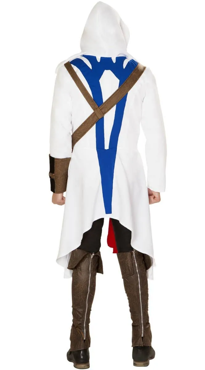 Assassin Warrior Mens Hooded Costume