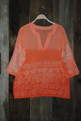 Bandhani Tunic Orange