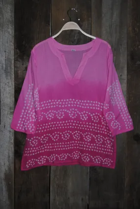 Bandhani Tunic Pink