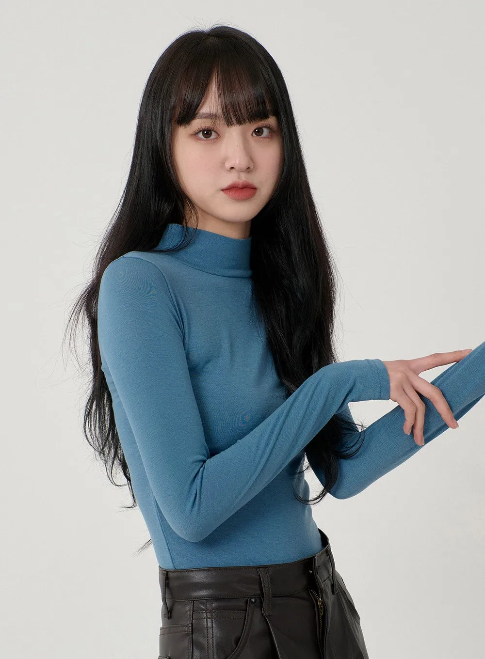 Basic Long Sleeve Turtleneck OD16