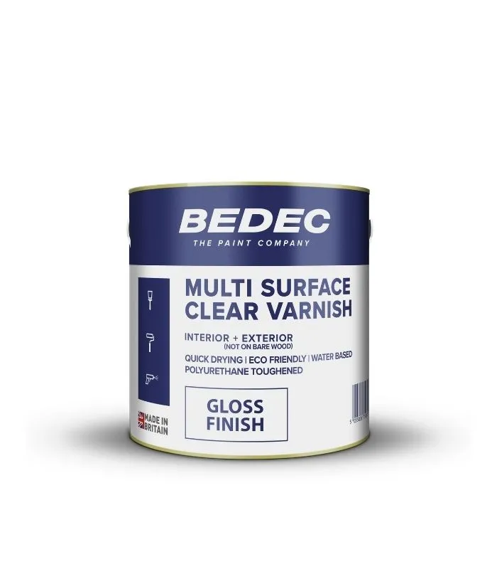 Bedec Multi Surface Clear Varnish