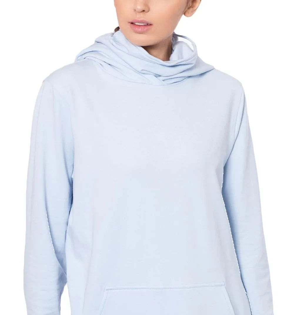 Betsy & Adam Women's Side Zipper Pullover Hoodie Blue Size X-Small