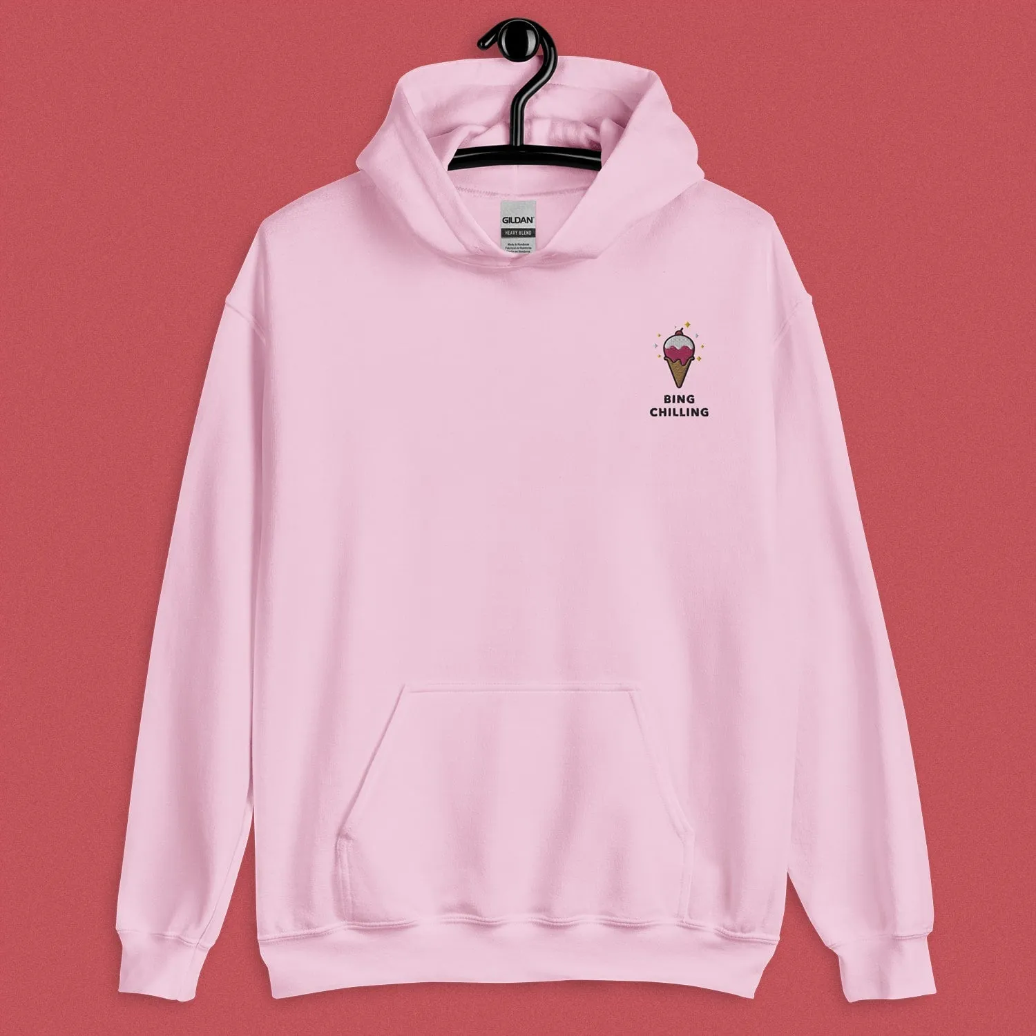 Bing Chilling Embroidered Hoodie