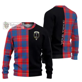 Blane Tartan Ugly Sweater with Family Crest and Half Of Me Style