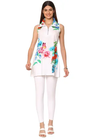 Blossom Sleeveless Zip Tunic