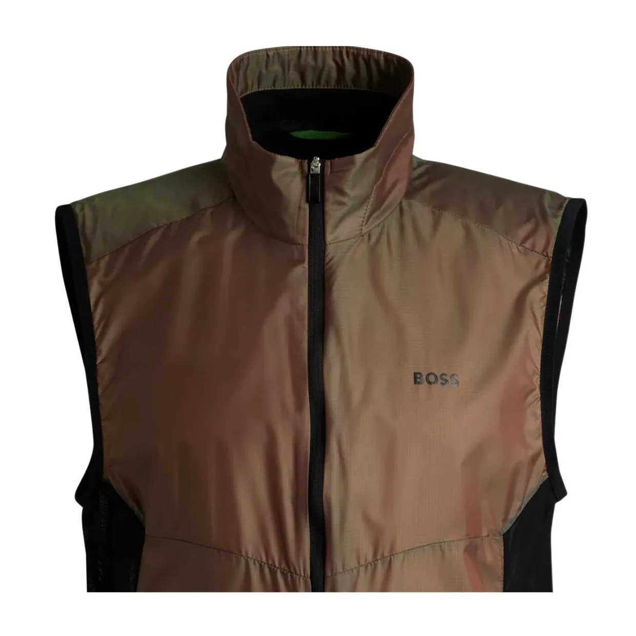 BOSS V-Metropolis Iridescent Effect Brown Gilet