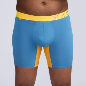 Boxer Brief - Blue & Orange