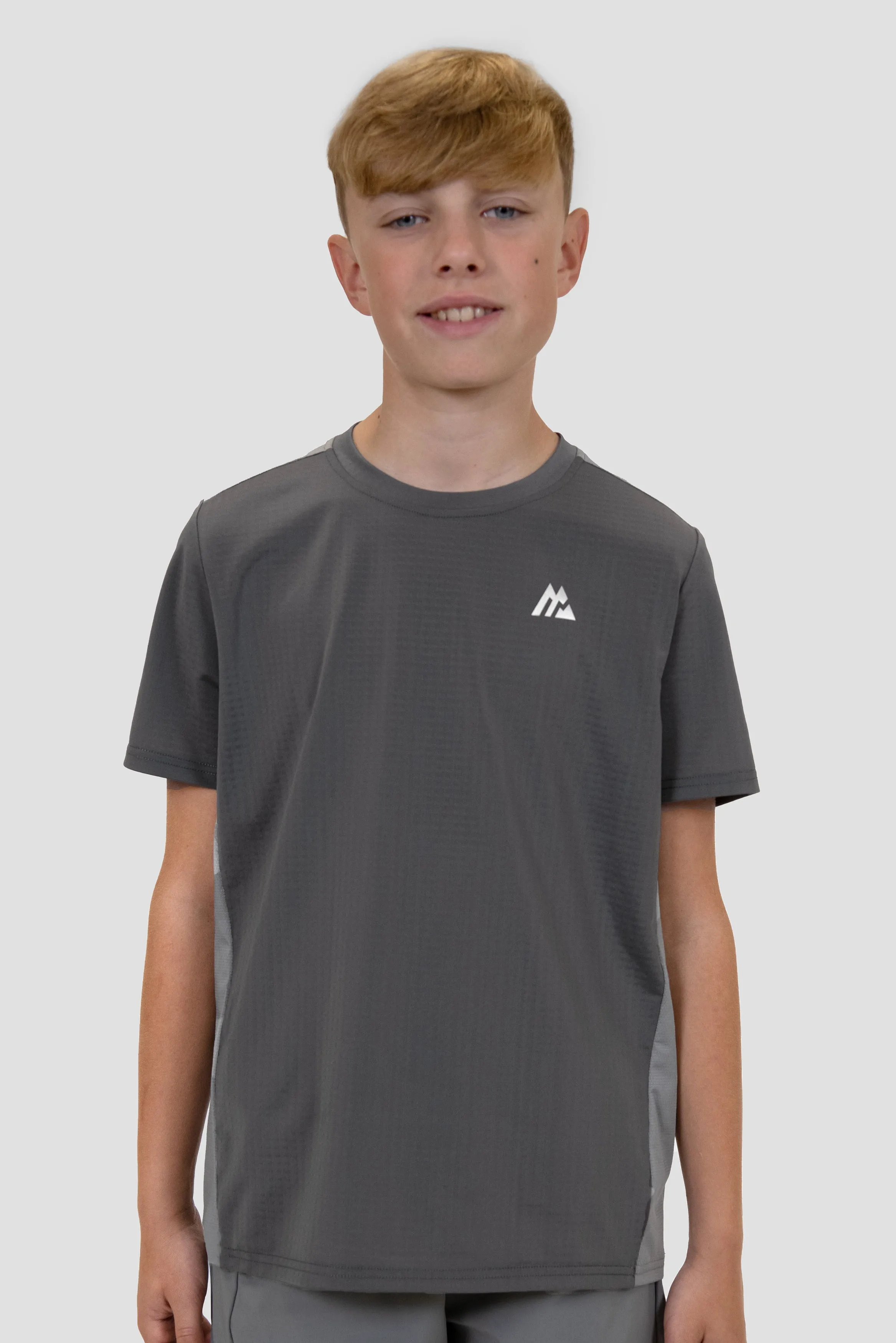 Boys Rush T-Shirt - Cement Grey/Platinum Grey