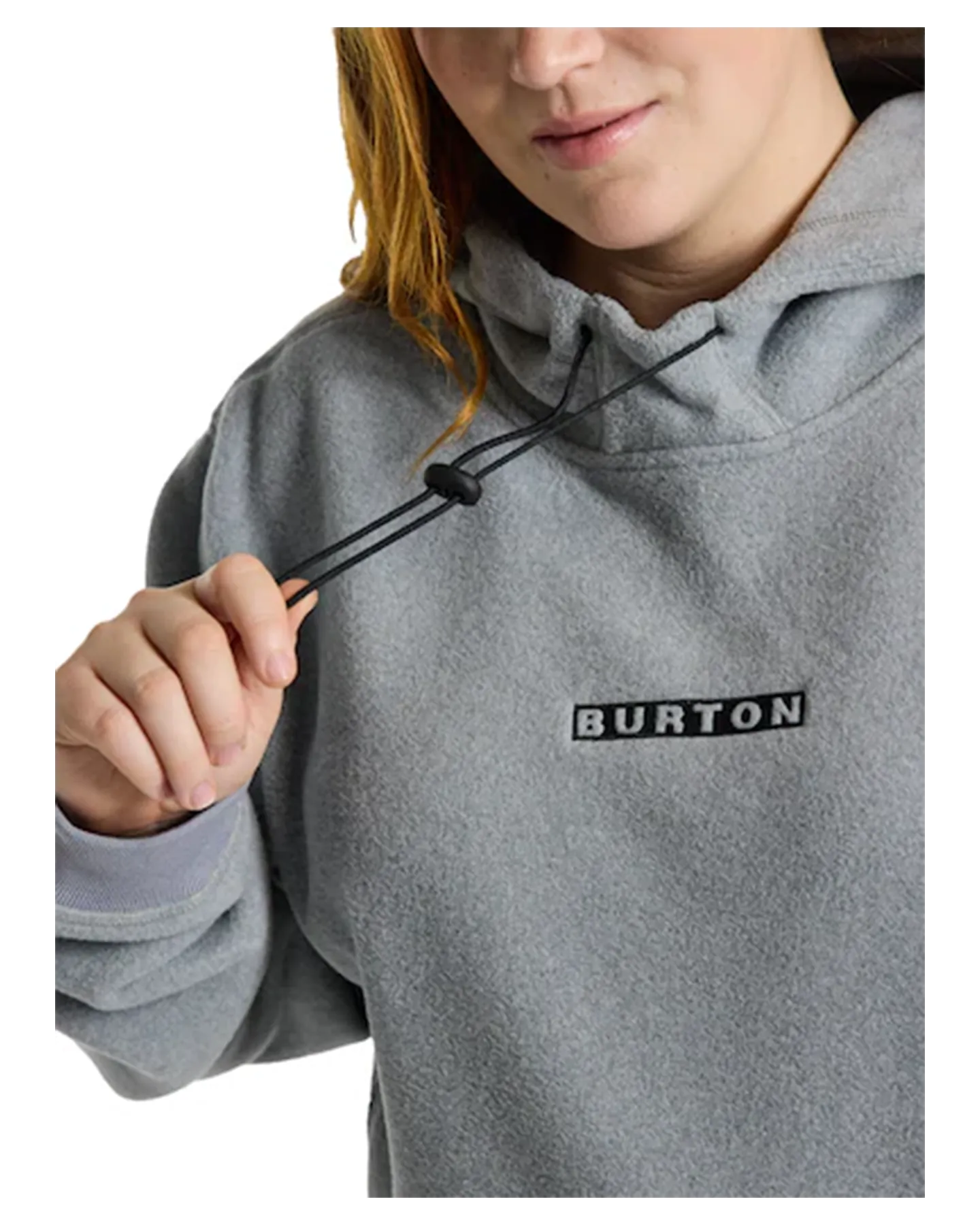 Burton Cinder Hooded Pullover - Gray Heather