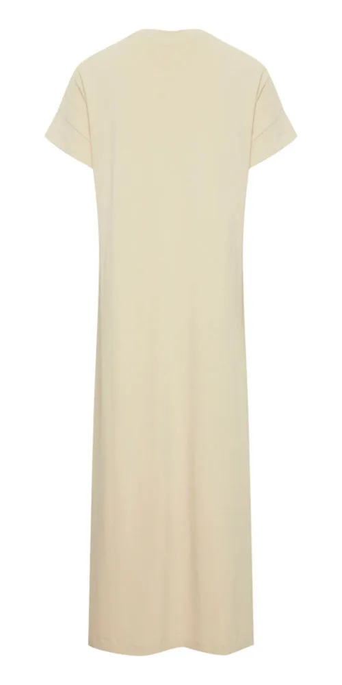 B.Young Long T-shirt Dress, sand