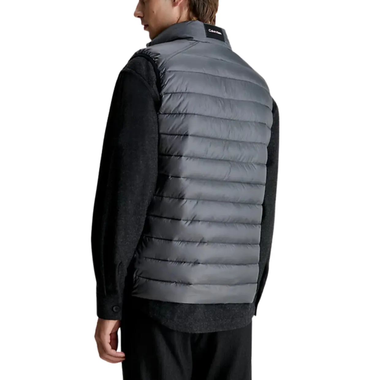 Calvin Klein Grey Puffer Gilet