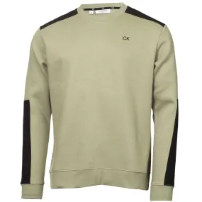 Calvin Klein Walker Crew Neck Sweater - Cameo Green