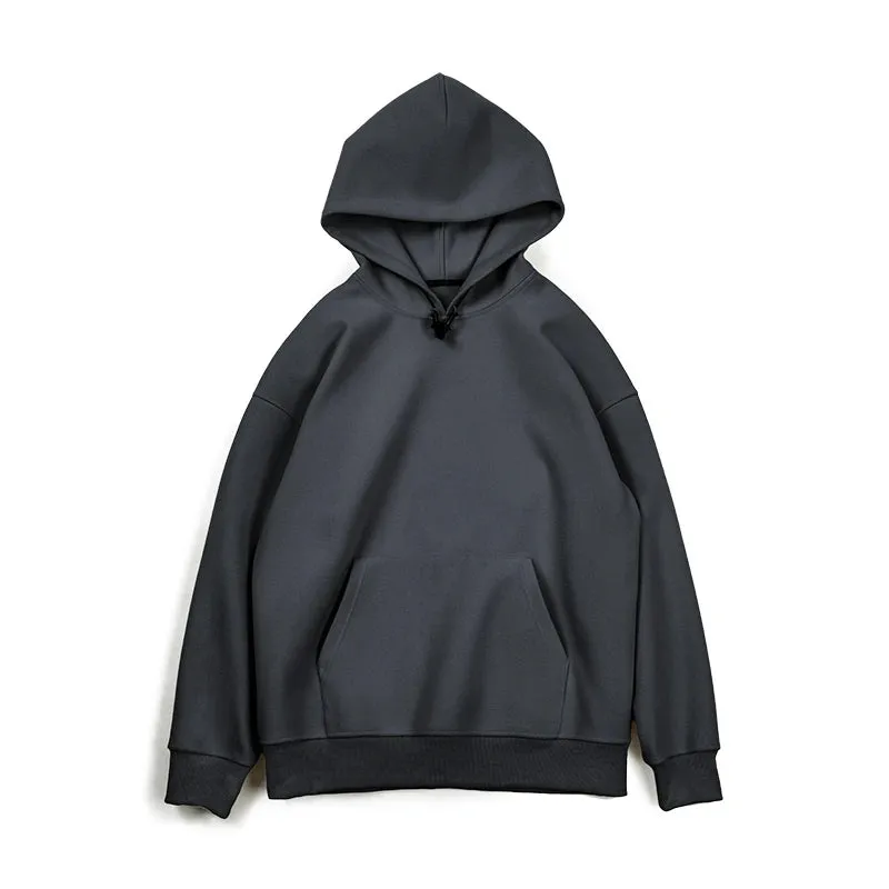 Casual Heavy Hoodies Sweatshirt with Cleanfit Silhouette and Oversize Thermal Tops