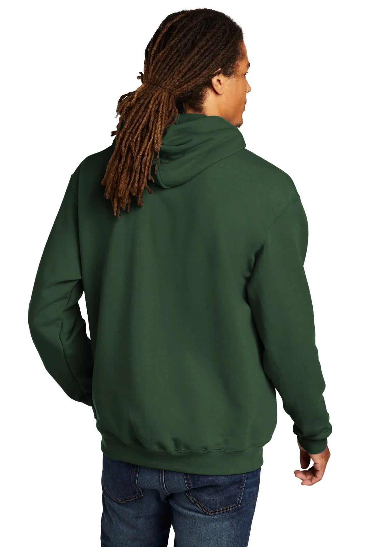 Champion Eco Fleece Pullover Hoodie, Dark Green