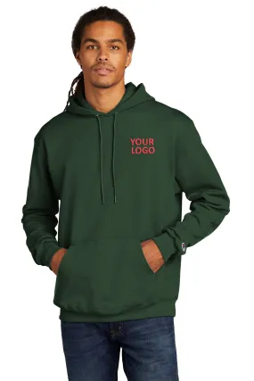 Champion Eco Fleece Pullover Hoodie, Dark Green