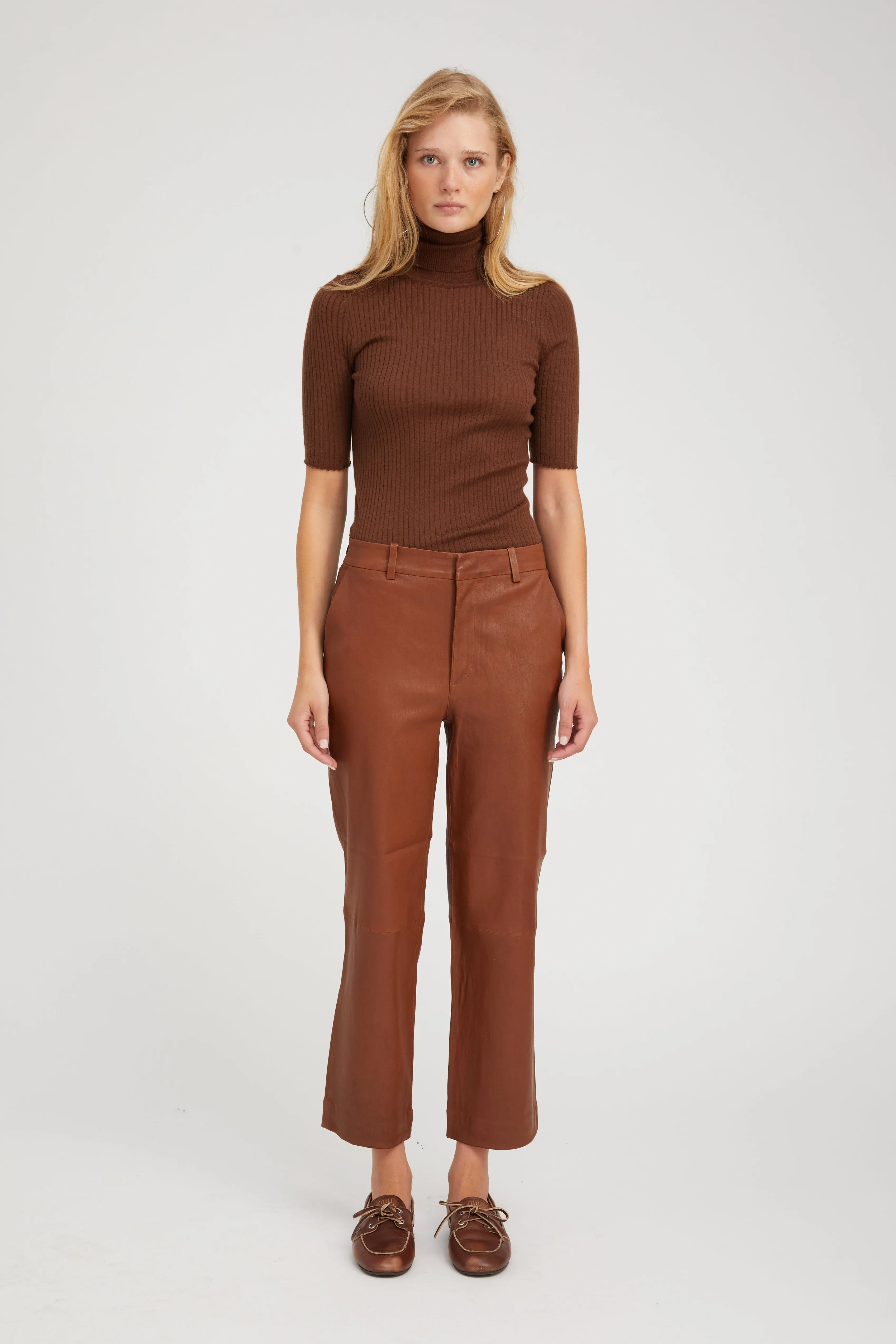 Chocolate Cashmere Turtleneck