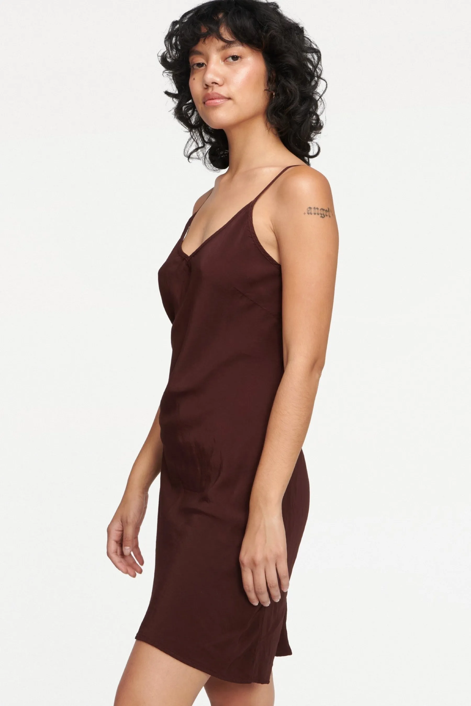 Chocolate Nico Slip Dress