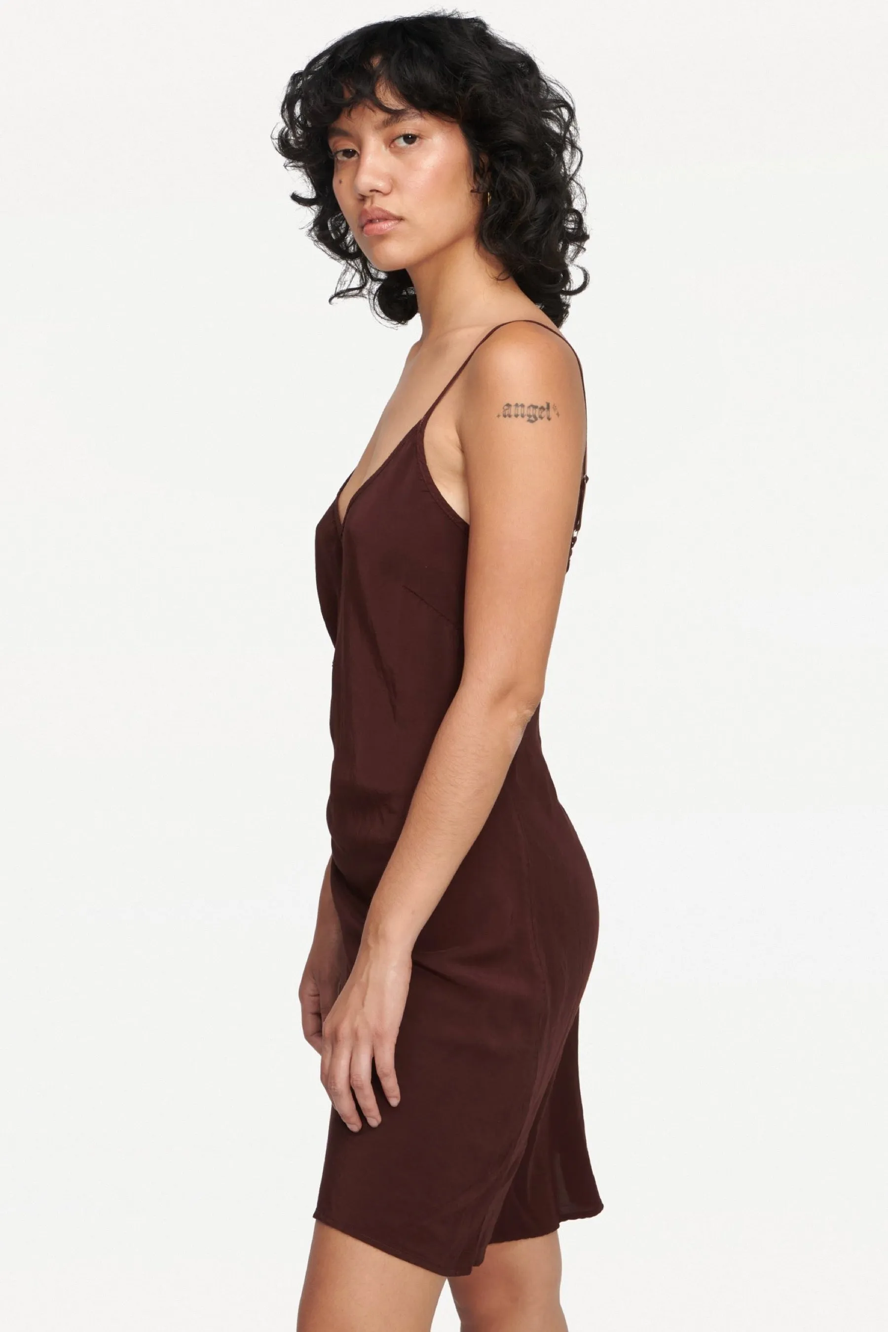 Chocolate Nico Slip Dress