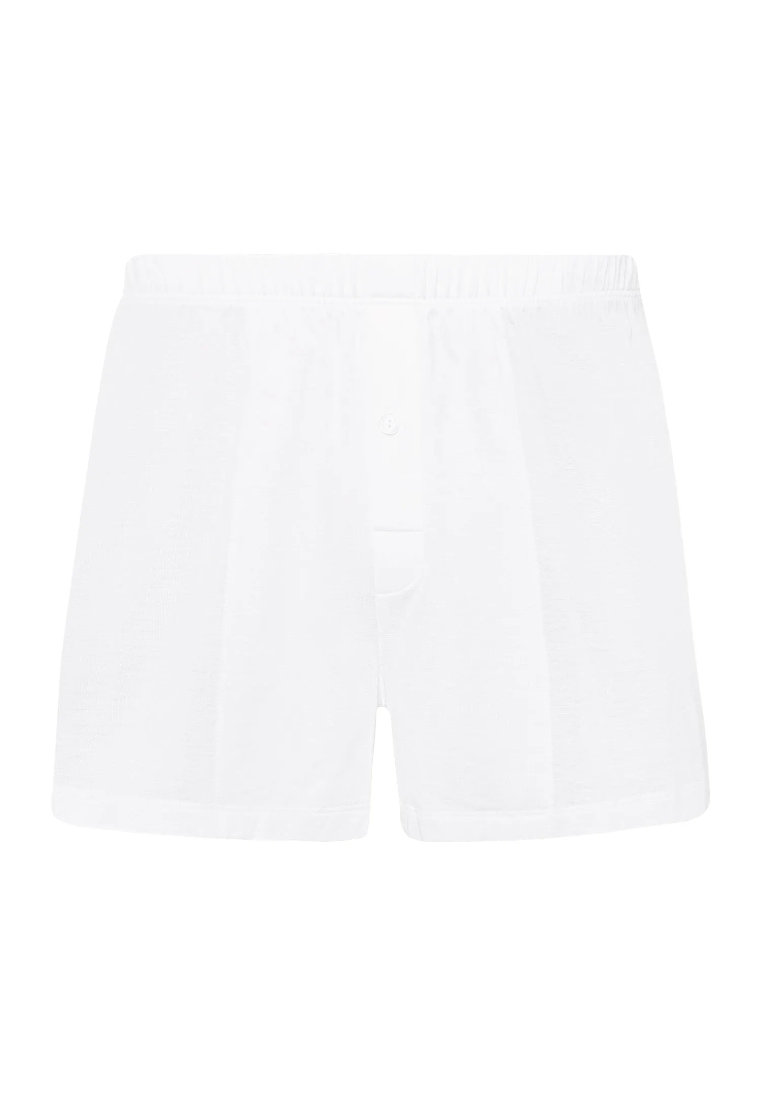 Cotton Sporty Cotton Knit Boxer With Button Fly | White 73505-101