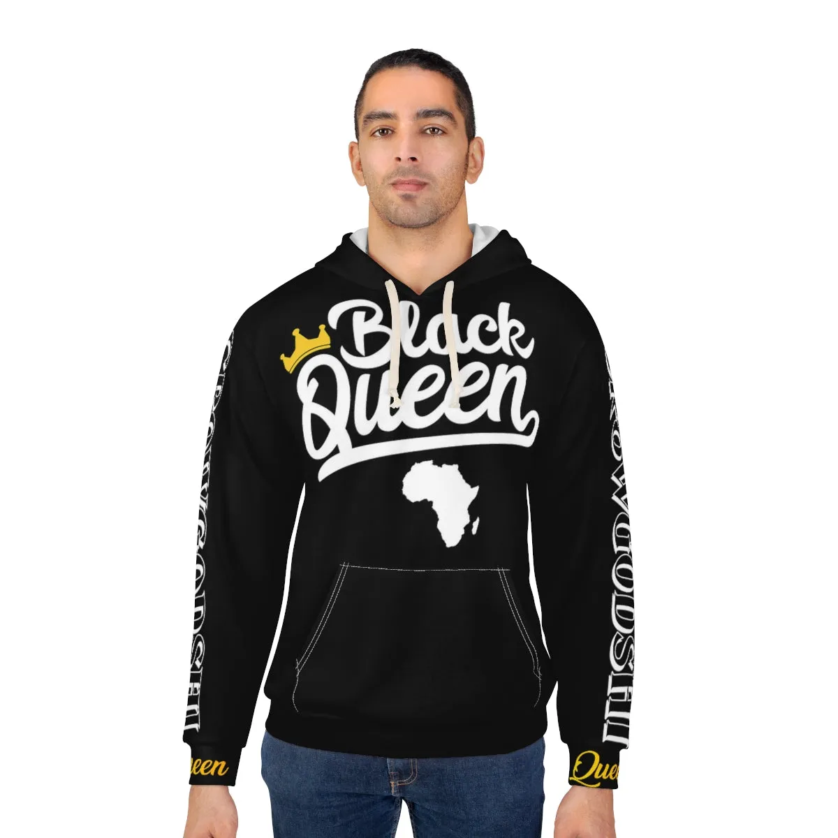 Crowgodshi Crowned Black Queen Pullover Hoodie