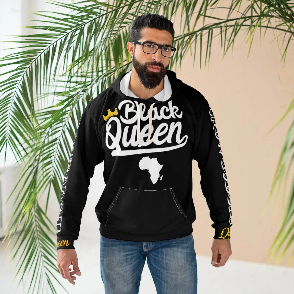 Crowgodshi Crowned Black Queen Pullover Hoodie