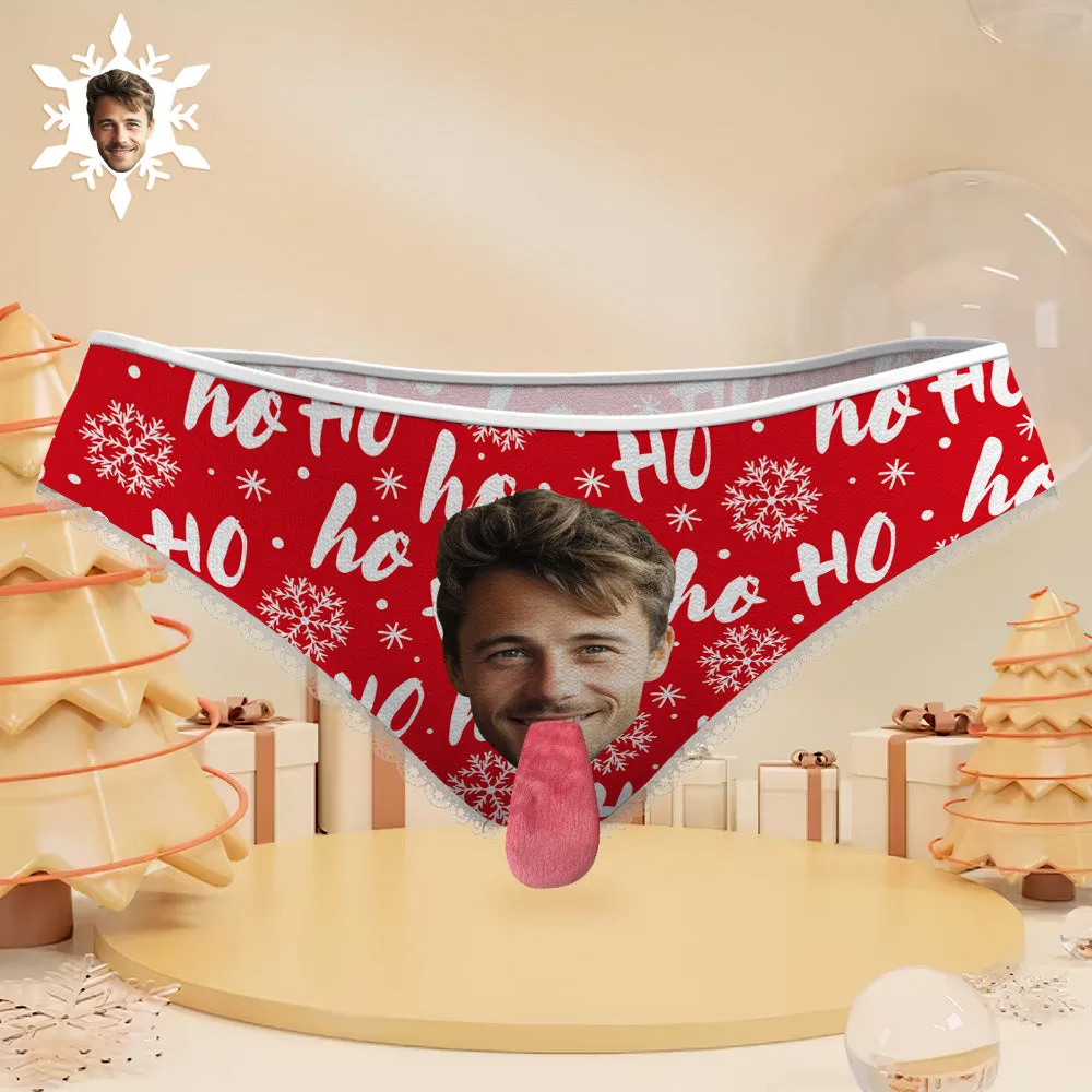 Custom Face Underwear Personalised Magnetic Tongue Underwear Christmas Gifts for Couple