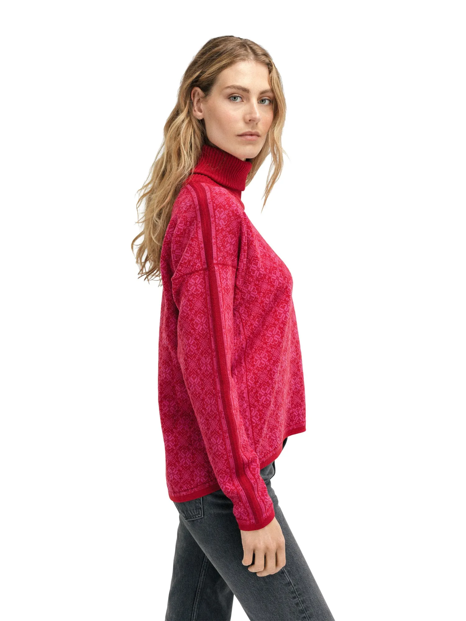 Dale of Norway - Firda Women's Sweater - Raspberry