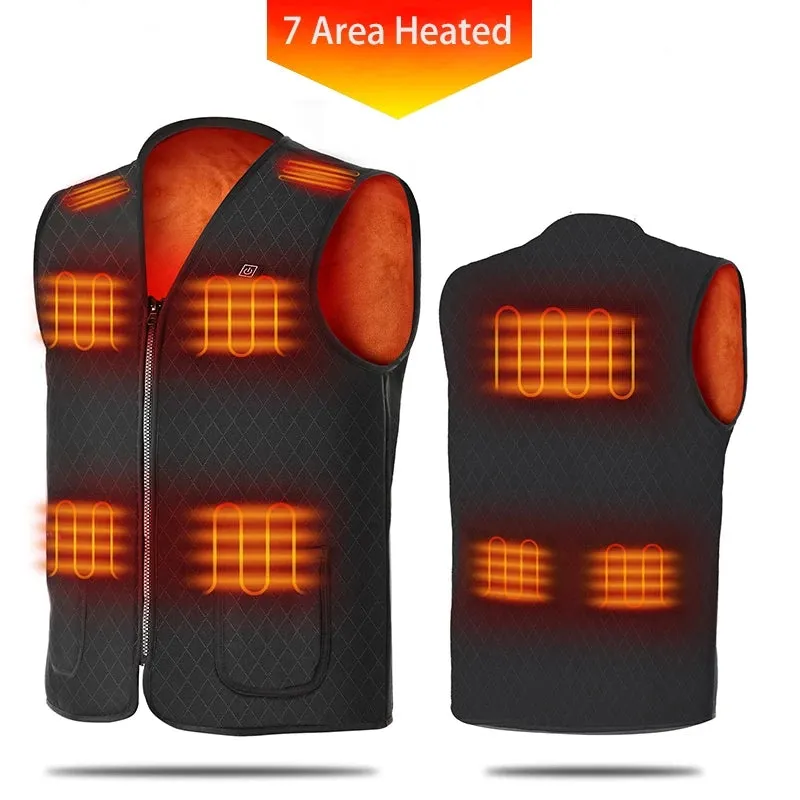 Diamond Stitch Heated Vest