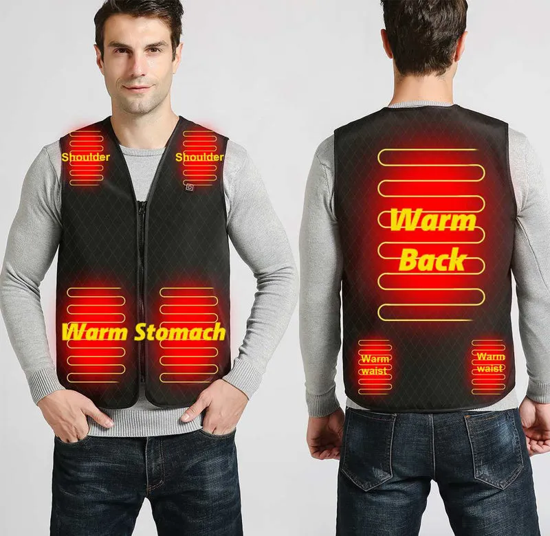 Diamond Stitch Heated Vest