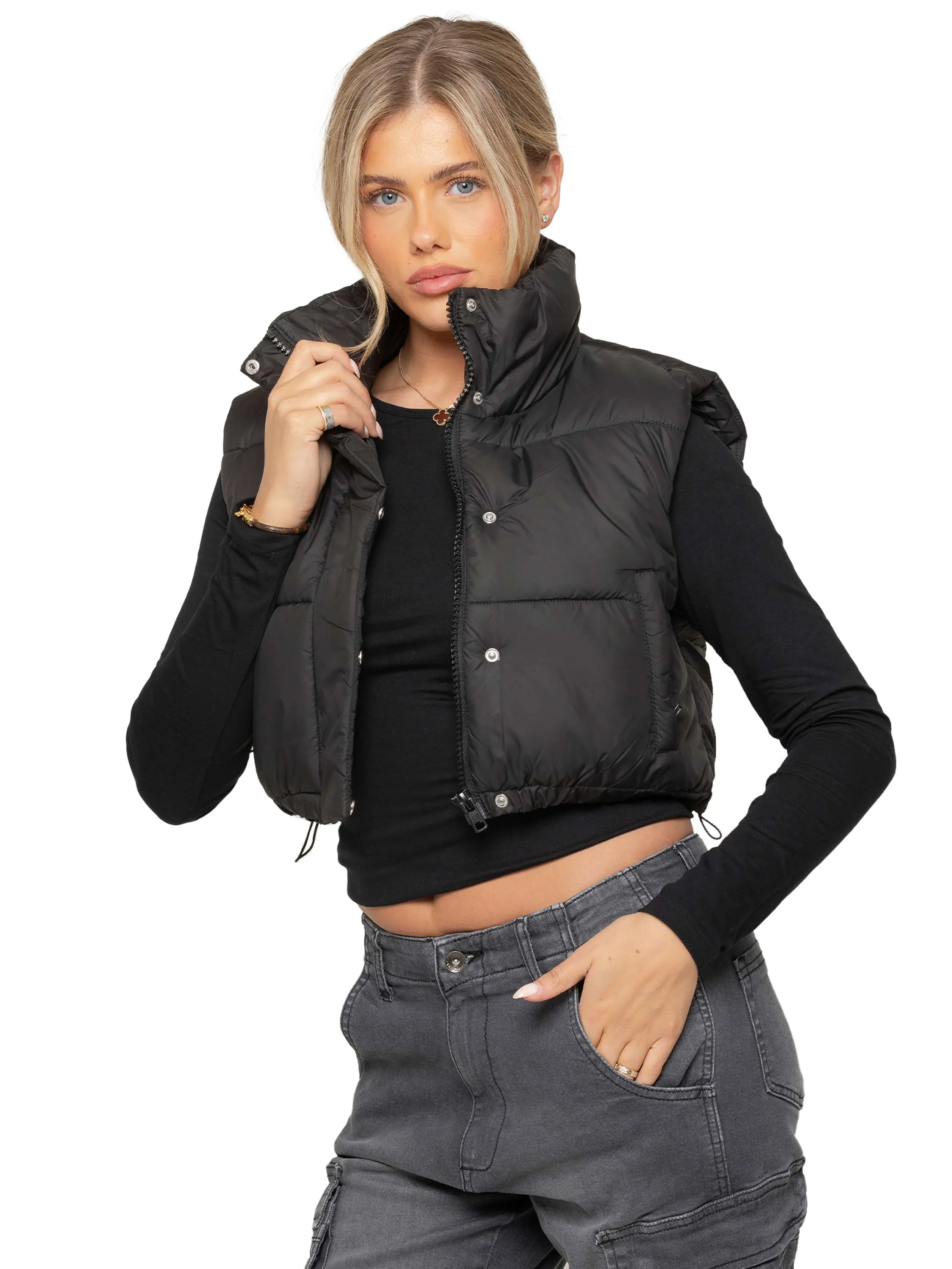 Enzo | Womens Puffer Gilet Jacket